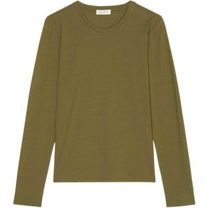 Marc O'Polo, Dames, Tops, Groen, Maat: L Katoen,