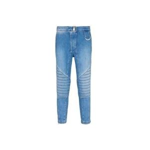 Balmain low rise slim cut jeans , Blue , Dames , Maat: 4XS