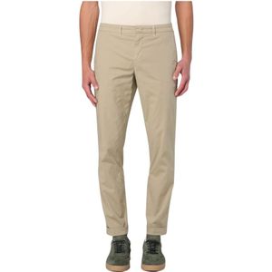 Fay, Heren, Broeken, Beige, Maat: W38 Katoen,
