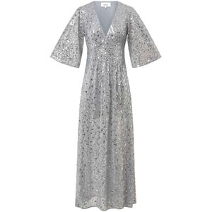 Ba&Sh, Dames, Jurken, Grijs, Maat: XS Poliester,