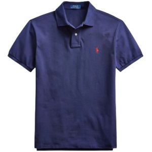 Polo Ralph Lauren, Heren, Tops, Blauw, Maat: XL Piqué,