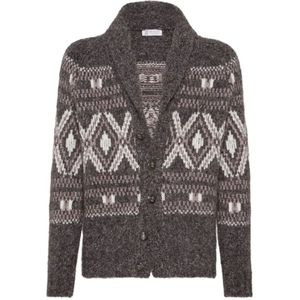 Brunello Cucinelli, Heren, Truien, Rood, Maat: XL