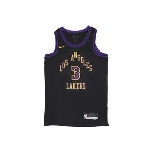 Nike Anthony Davis NBA City Edition Shirt , Black , Heren , Maat: S