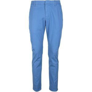 Dondup, Heren, Broeken, Blauw, Maat: W36 Katoen,