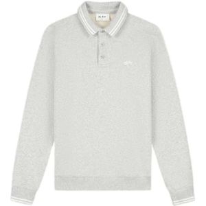 Olaf Hussein, Heren, Tops, Grijs, Maat: S Katoen,