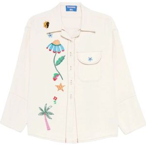 Susanna Blu, Dames, Blouses & Shirts, Wit, Maat: S