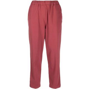 Alysi, Dames, Broeken, Rood, Maat: W27 Katoen,