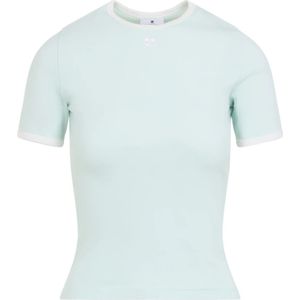 Courrèges, Dames, Tops, Groen, Maat: XS Katoen,