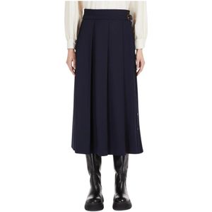 Max Mara, Dames, Rokken, Blauw, Maat: M
