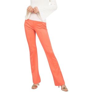 Patrizia Pepe, Dames, Broeken, Rood, Maat: XS Zijde,