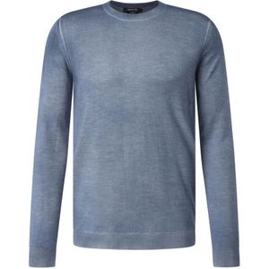 Avant Toi, Heren, Truien, Blauw, Maat: XL Zijde,