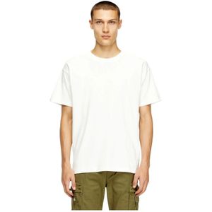 Diesel, Heren, Tops, Wit, Maat: S Katoen,