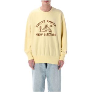 Champion, Heren, Sweatshirts & Hoodies, Beige, Maat: XL Katoen,