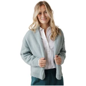 Drykorn, Dames, Truien, Blauw, Maat: L Wol,