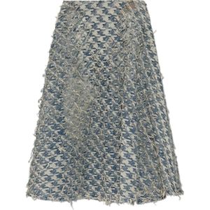 Diesel, Dames, Rokken, Blauw, Maat: W24 Denim,