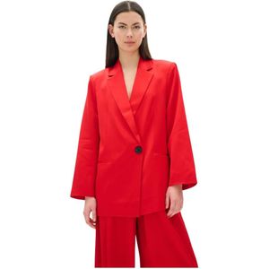 InWear, Dames, Jassen, Rood, Maat: 2XS Leer,