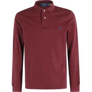 Slim fit poloshirt in logostitching
