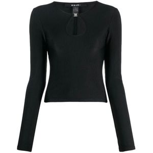 Ksubi, Dames, Tops, Zwart, Maat: S Nylon,