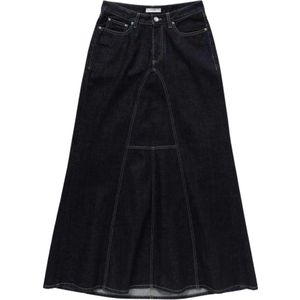 1989 Studio, Dames, Rokken, Blauw, Maat: W26 Denim,