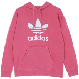Adidas, Dames, Sweatshirts & Hoodies, Roze, Maat: L Katoen,