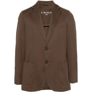 Circolo 1901, Heren, Jassen, Bruin, Maat: S Katoen,