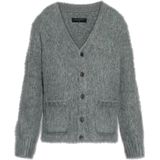 AllSaints, Heren, Truien, Grijs, Maat: XS Wol,