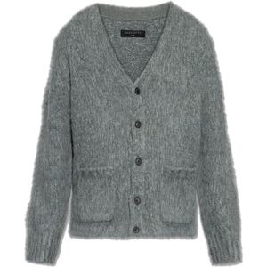 AllSaints, Heren, Truien, Grijs, Maat: XS Wol,