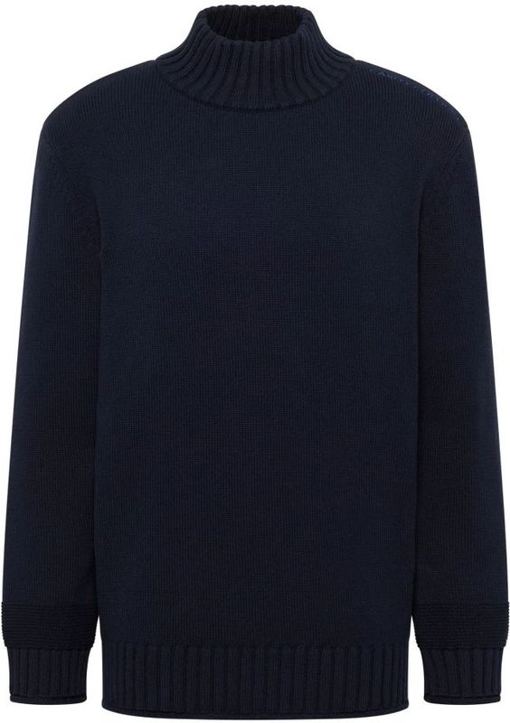 Carlo Colucci - Carat Capsule - Gebreide Coltrui - Blauw - Heren