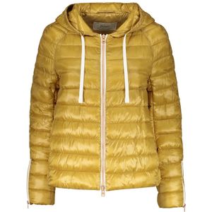 Herno, Dames, Jassen, Geel, Maat: L Polyamide,