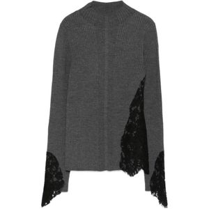 Pinko, Dames, Truien, Grijs, Maat: S Katoen,