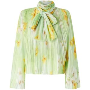 Pinko, Dames, Blouses & Shirts, Groen, Maat: XS