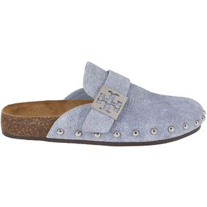 Tory Burch, Dames, Schoenen, Blauw, Maat: 37 EU Suède,