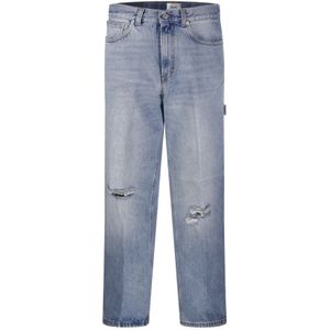 Haikure, Heren, Jeans, Blauw, Maat: W31 Katoen,