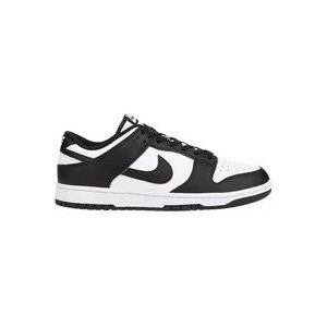 Nike Retro Dunk Low Leren Sneakers , White , Heren , Maat: 45 EU