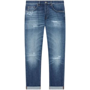 Dondup, Heren, Jeans, Blauw, Maat: W33 Katoen,