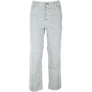 Dondup, Dames, Jeans, Grijs, Maat: W30 Katoen,