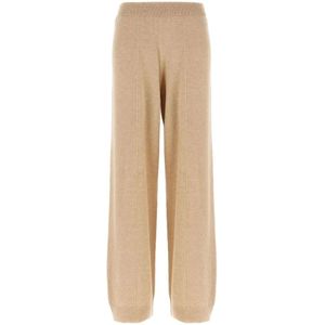 Fabiana Filippi, Dames, Broeken, Beige, Maat: 2XS Zijde,