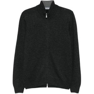 Vengera, Heren, Truien, Grijs, Maat: L Wol,