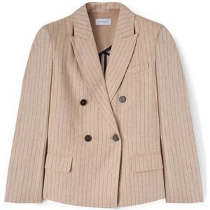 Motivi, Dames, Jassen, Beige, Maat: XS Linnen,