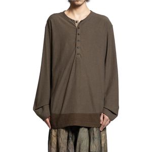 Ziggy Chen, Heren, Tops, Groen, Maat: M Katoen,