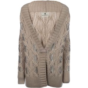 Ermanno Scervino, Dames, Truien, Roze, Maat: S Wol,