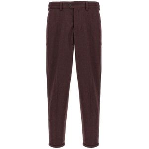 PT Torino, Heren, Broeken, Rood, Maat: W30 Wol,