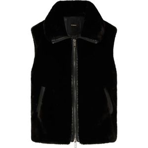 Pinko, Dames, Jassen, Zwart, Maat: XS