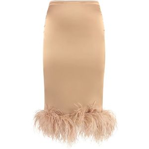 Giuseppe Di Morabito, Dames, Rokken, Bruin, Maat: XS Satijn,