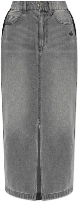 adidas Originals - Denim Rok - Grijs