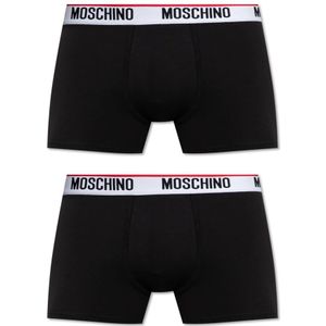 Moschino, Heren, Ondergoed, Zwart, Maat: M Katoen,