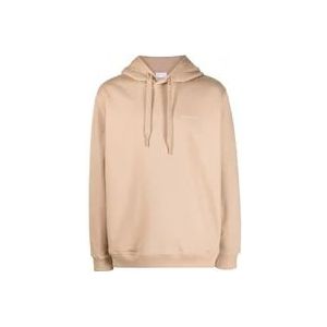 Burberry Beige Hoodie met Trekkoord en Zijzakken , Beige , Heren , Maat: S