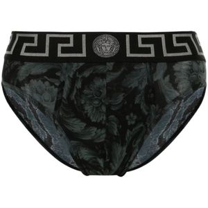 Versace, Heren, Ondergoed, Blauw, Maat: L Katoen,