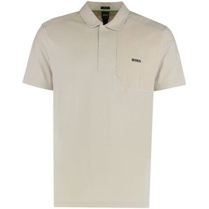 Hugo, Heren, Tops, Beige, Maat: L Katoen,