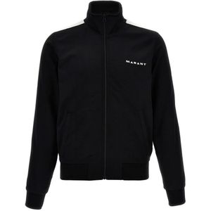 Isabel Marant, Heren, Sweatshirts & Hoodies, Zwart, Maat: S Katoen,